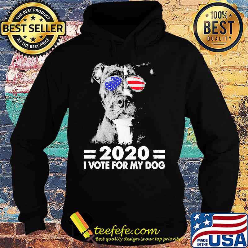 Pitbull 2020 i vote for my dog american flag s Hoodie Pitbull 2020 i vote for my dog american flag s Hoodie