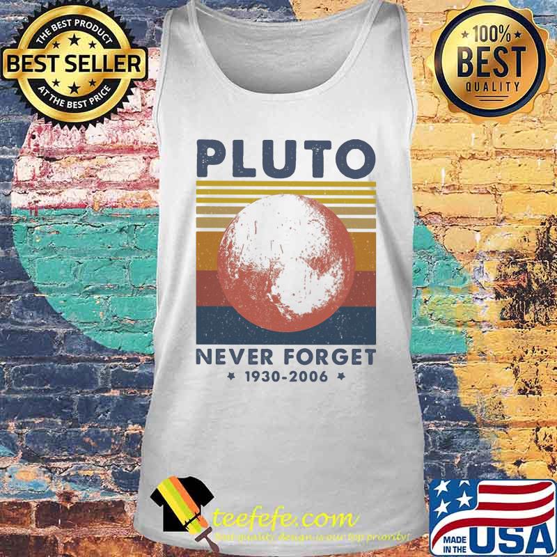 Pluto never for get 1930 2006 stars line vintage retro s Tank top Pluto never for get 1930 2006 stars line vintage retro s Tank top