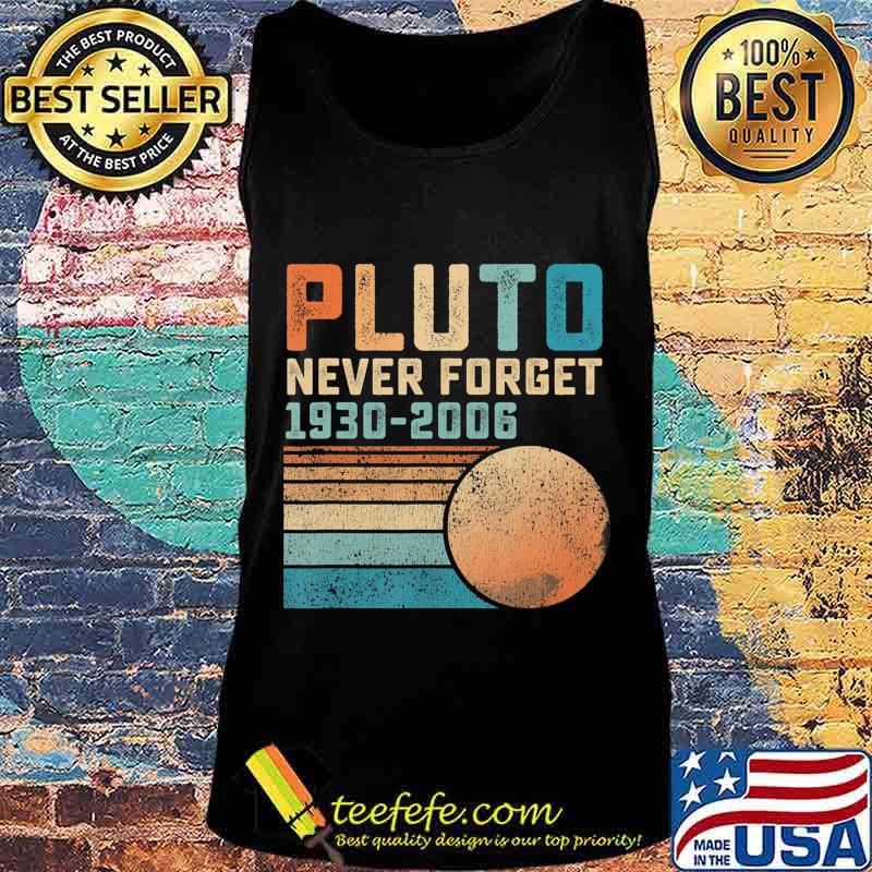 Pluto Never Forget 1930-2006 vintage Shirt Tank top Pluto Never Forget 1930-2006 vintage Shirt Tank top