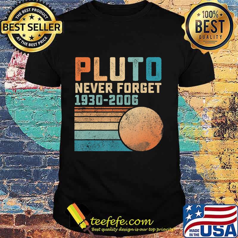 Pluto Never Forget 1930-2006 vintage Shirt