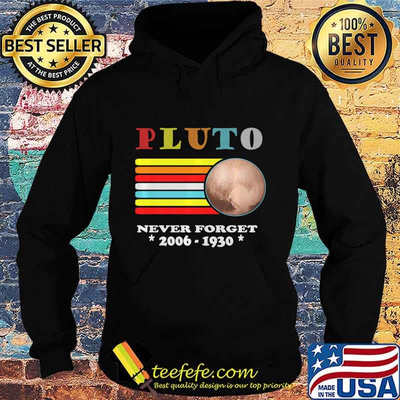 Pluto Never Forget 1930 - 2006 Vintage Space Science Outfit Premium T-Shirt Hoodie Pluto Never Forget 1930 - 2006 Vintage Space Science Outfit Premium T-Shirt Hoodie