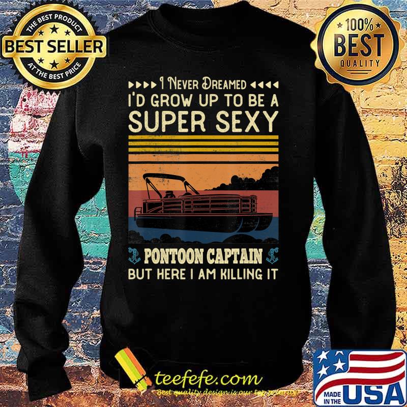 Pontoon Captain Funny Boaters Or Boat Driving Lovers Gift T-Shirt Sweater Pontoon Captain Funny Boaters Or Boat Driving Lovers Gift T-Shirt Sweater