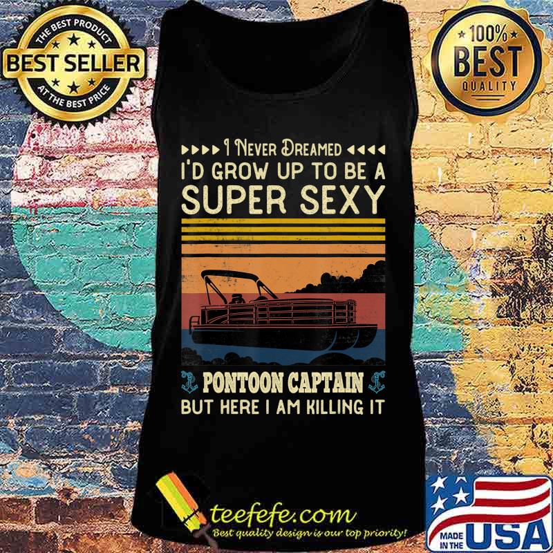 Pontoon Captain Funny Boaters Or Boat Driving Lovers Gift T-Shirt Tank top Pontoon Captain Funny Boaters Or Boat Driving Lovers Gift T-Shirt Tank top