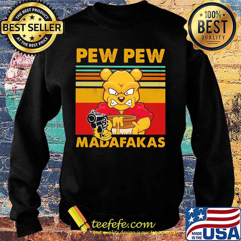 Pooh pew pew madafakas vintage retro s Sweater Pooh pew pew madafakas vintage retro s Sweater
