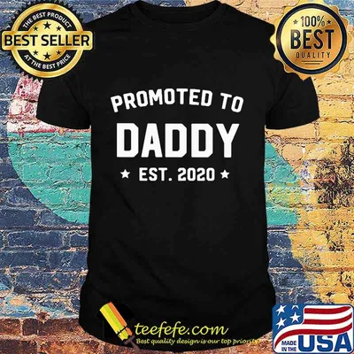 Promoted To Daddy Est 2020 Shirt