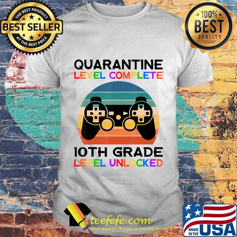 Quarantine Lever 10th Grade Unlocked School Vintage gift T-Shirt Quarantine Lever 10th Grade Unlocked School Vintage gift T-Shirt