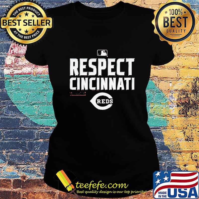Respect cincinnati reds baseball s Ladies tee Respect cincinnati reds baseball s Ladies tee