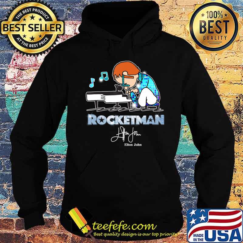 Retro Elton tshirt John Peanuts Playing Piano Rocketman Gift T-Shirt Hoodie Retro Elton tshirt John Peanuts Playing Piano Rocketman Gift T-Shirt Hoodie