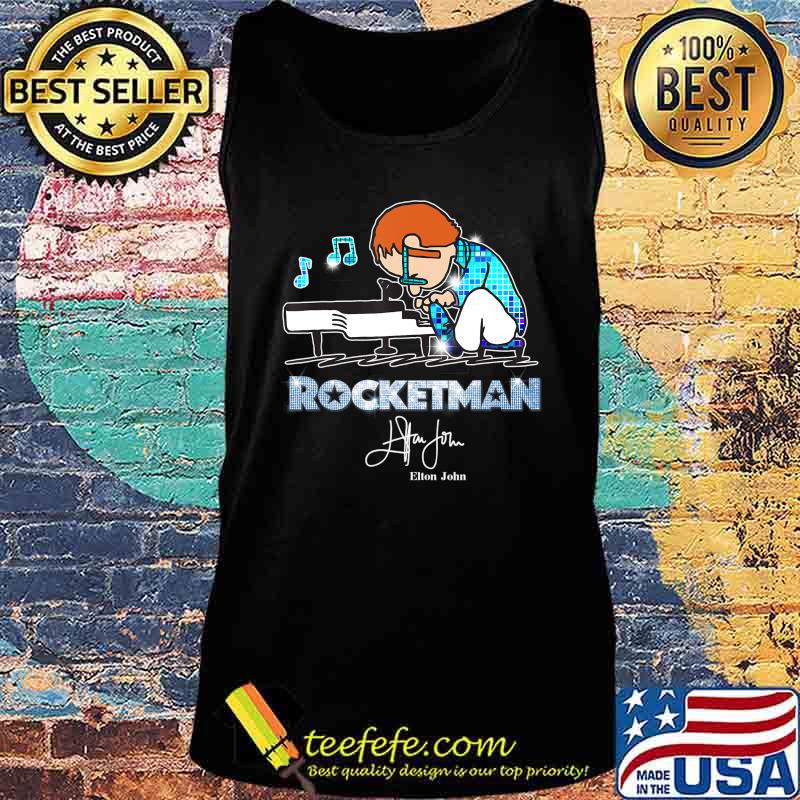 Retro Elton tshirt John Peanuts Playing Piano Rocketman Gift T-Shirt Tank top Retro Elton tshirt John Peanuts Playing Piano Rocketman Gift T-Shirt Tank top