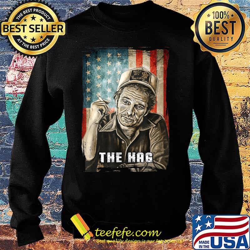 Retro Merle Tees Haggard Country Music The Hag Flag American T-Shirt Sweater Retro Merle Tees Haggard Country Music The Hag Flag American T-Shirt Sweater