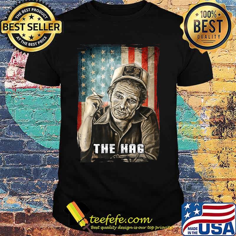 Retro Merle Tees Haggard Country Music The Hag Flag American T-Shirt Retro Merle Tees Haggard Country Music The Hag Flag American T-Shirt