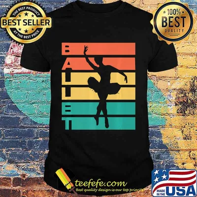 Retro Vintage Ballet Gift For Ballerinas Premium T-Shirt