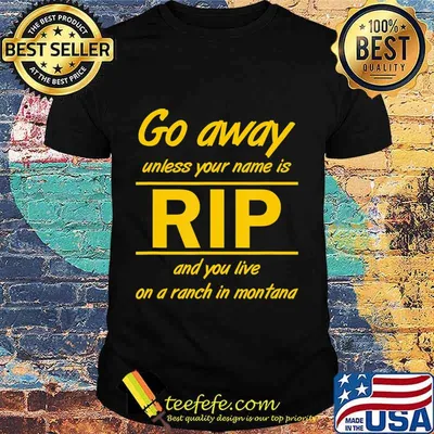 RIP Wheeler Cowboy Ranch Yellowstone T-Shirt