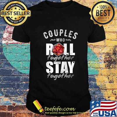 Roll Together Stay Together Funny Vintage DM RPG Gift T-Shirt