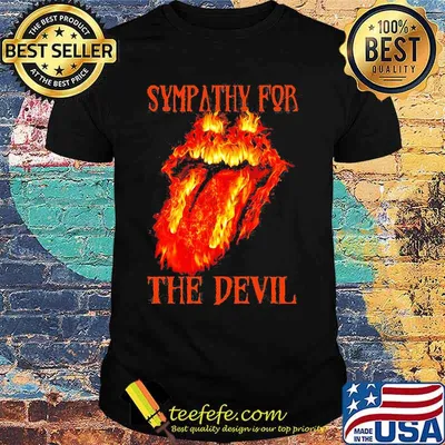 Rolling stone sympathy for the devil fire shirt