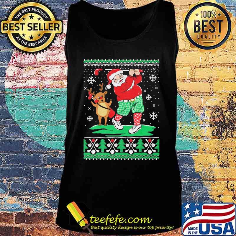 Santa claus and reindeer ugly christmas s Tank top Santa claus and reindeer ugly christmas s Tank top