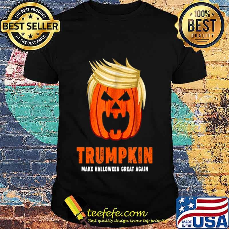 Scary Horror Cute Funny Vintage Spooky Halloween Trumpkin T-Shirt