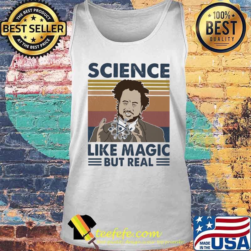 Science like magic but real vintage retro s Tank top Science like magic but real vintage retro s Tank top