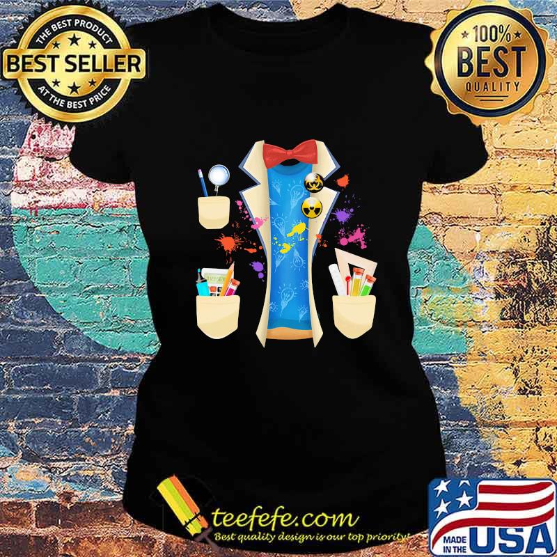 Scientist Costume Chemist Science Halloween Shirt Ladies tee Scientist Costume Chemist Science Halloween Shirt Ladies tee