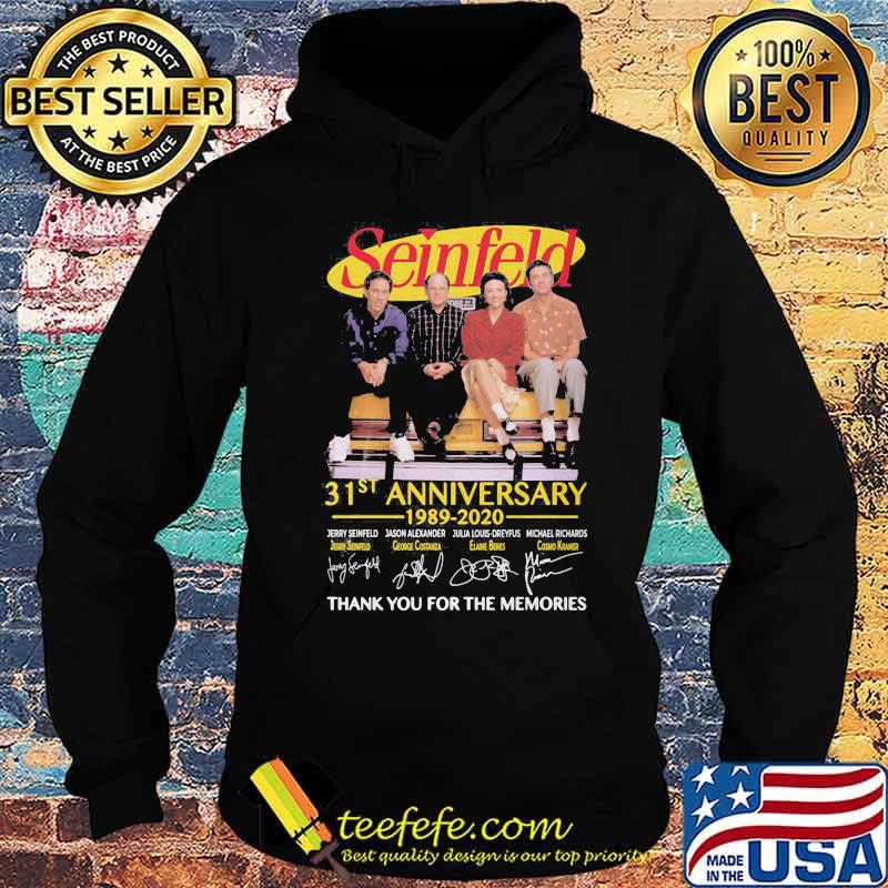 Seinfeld 31st anniversary 1989 2020 thank for the memories signatures s Hoodie Seinfeld 31st anniversary 1989 2020 thank for the memories signatures s Hoodie