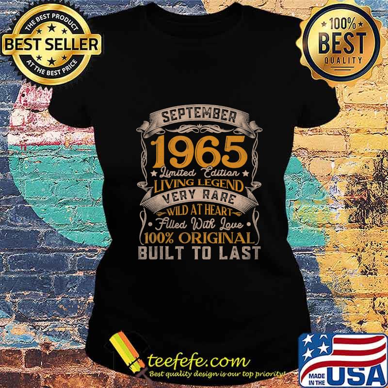September 1965 Vintage 55th Birthday Classic 55 Years Old T-Shirt Ladies tee September 1965 Vintage 55th Birthday Classic 55 Years Old T-Shirt Ladies tee