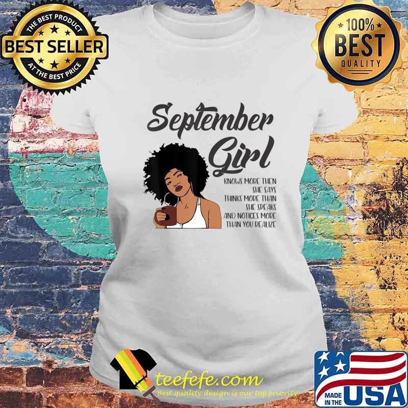 September Girl Birthday American Black Women Virgo Libra T-Shirt Laides tee September Girl Birthday American Black Women Virgo Libra T-Shirt Laides tee