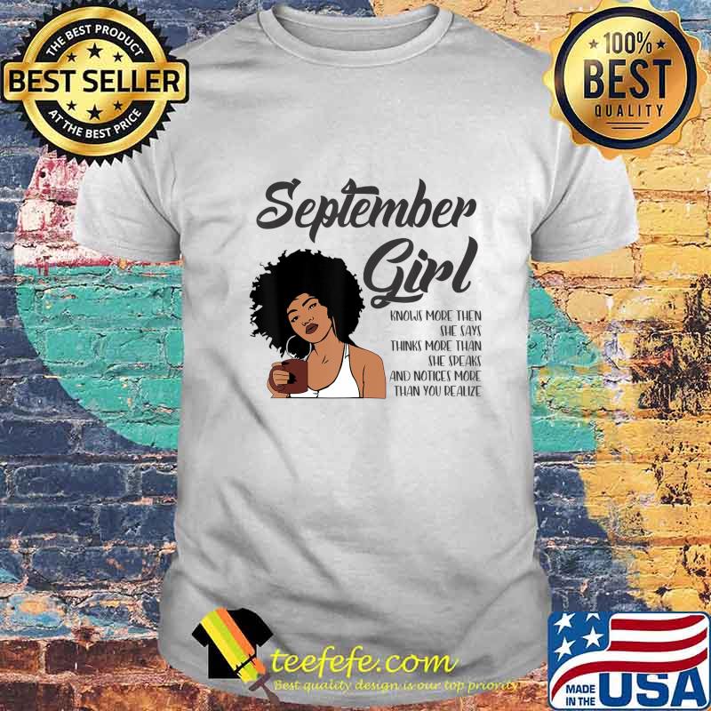 September Girl Birthday American Black Women Virgo Libra T-Shirt September Girl Birthday American Black Women Virgo Libra T-Shirt