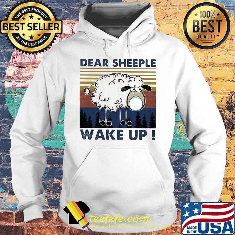 Sheep dear sheeple wake up vintage retro s Hoodie Sheep dear sheeple wake up vintage retro s Hoodie