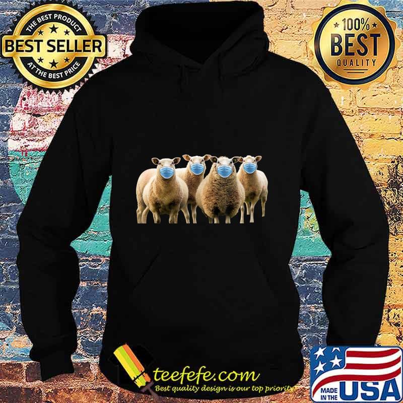Sheep Wearing Mask Anti-Mask T-Shirt Hoodie Sheep Wearing Mask Anti-Mask T-Shirt Hoodie