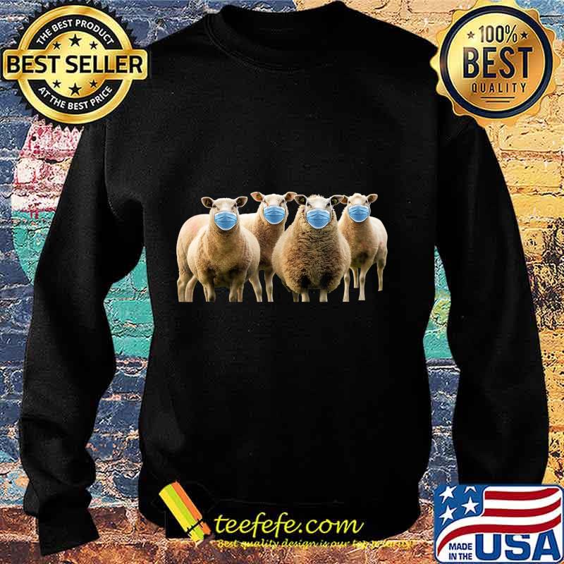 Sheep Wearing Mask Anti-Mask T-Shirt Sweater Sheep Wearing Mask Anti-Mask T-Shirt Sweater