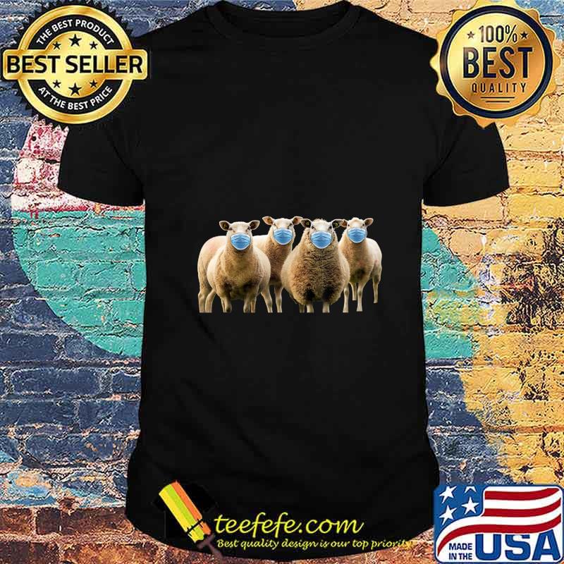 Sheep Wearing Mask Anti-Mask T-Shirt Sheep Wearing Mask Anti-Mask T-Shirt