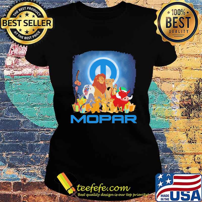 Simba cartoon characters mopar logo s Ladies tee Simba cartoon characters mopar logo s Ladies tee