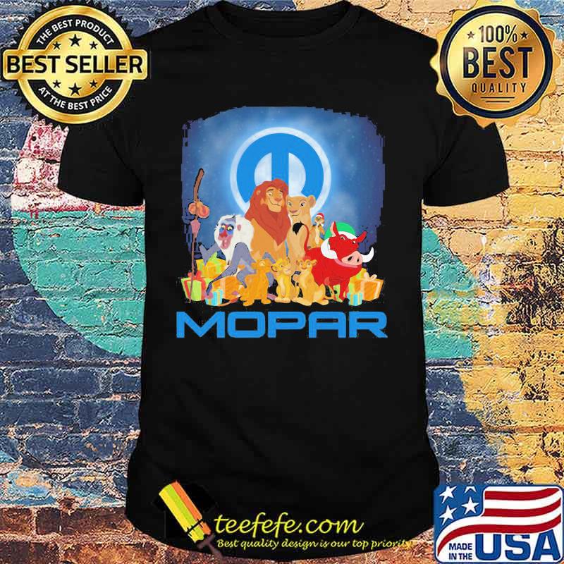 Simba cartoon characters mopar logo shirt Simba cartoon characters mopar logo shirt