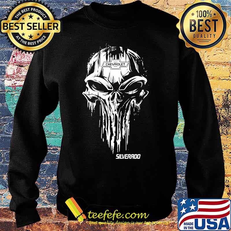 Skull chevrolet logo silverado halloween s Sweater Skull chevrolet logo silverado halloween s Sweater