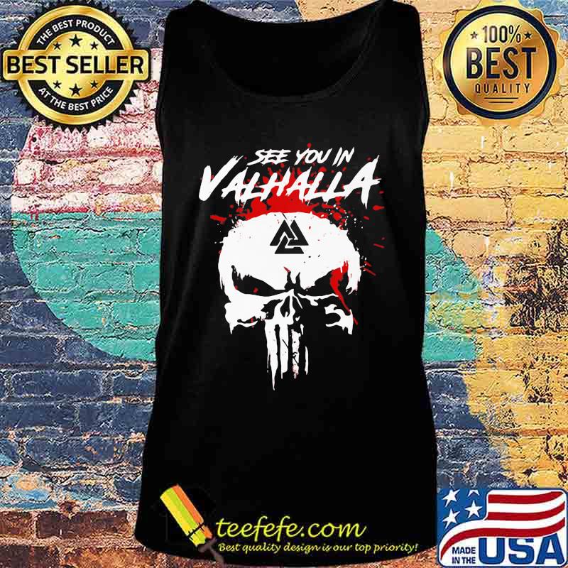 Skull see you in valhalla blood s Tank top Skull see you in valhalla blood s Tank top