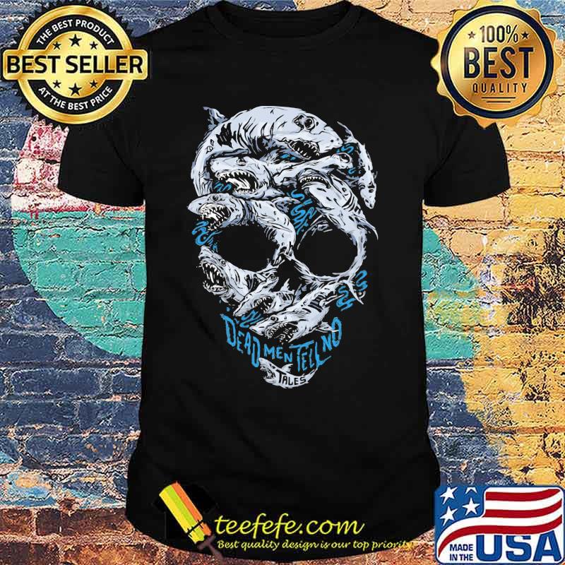 Skull sharks dead men tell no tales shirt
