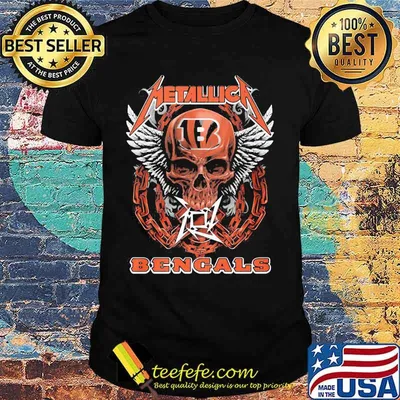 Skull wings cincinnati bengals logo shirt