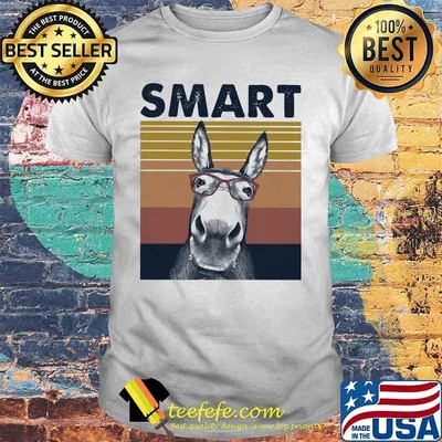 SMART DONKEY VINTAGE RETRO SHIRT