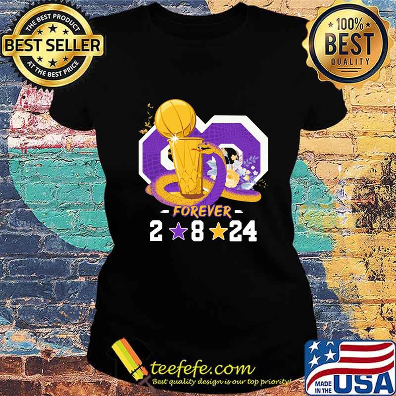 Snake kobe bryant mamba forever 2 8 24 basketball s Ladies tee Snake kobe bryant mamba forever 2 8 24 basketball s Ladies tee