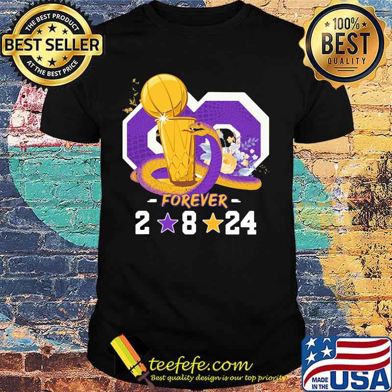 Snake kobe bryant mamba forever 2 8 24 basketball shirt