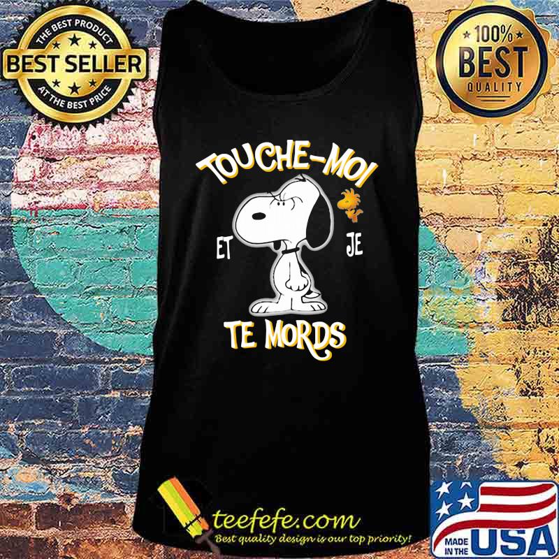 Snoopy and woodstock touche moi et je te mords s Tank top Snoopy and woodstock touche moi et je te mords s Tank top