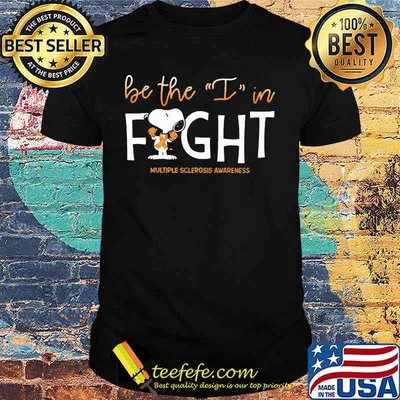 Snoopy be the i in kind multiple sclerosis awareness shirt