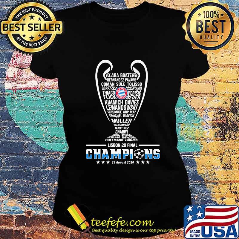 Soccer fc bayern munchen lisbon 20 final champions stars s Ladies tee Soccer fc bayern munchen lisbon 20 final champions stars s Ladies tee
