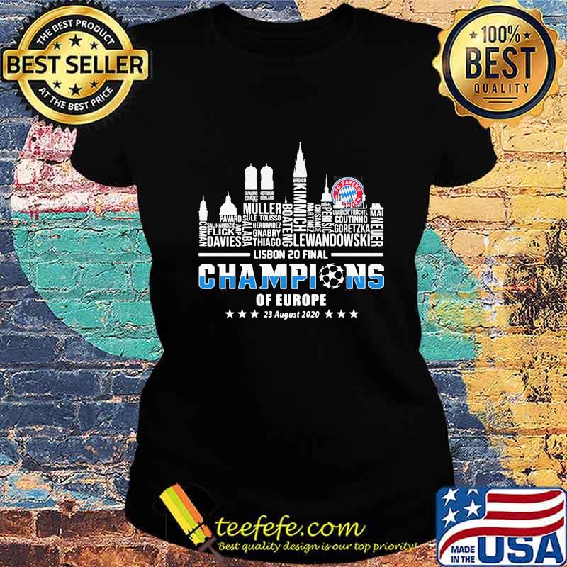 Soccer fc bayern munchen lisbon 20 final of europe stars s Ladies tee Soccer fc bayern munchen lisbon 20 final of europe stars s Ladies tee