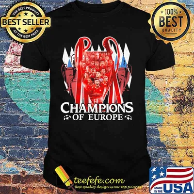 Soccer fc munich champions of europe shirt