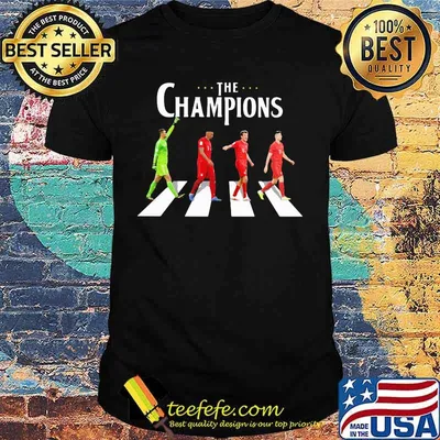 Soccer the champions crossing the line shirt