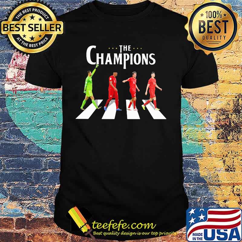 Soccer the champions crossing the line shirt