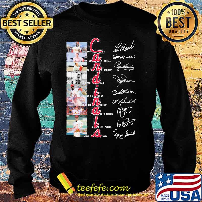 St.louis cardinals team baseball players signatures s Sweater St.louis cardinals team baseball players signatures s Sweater