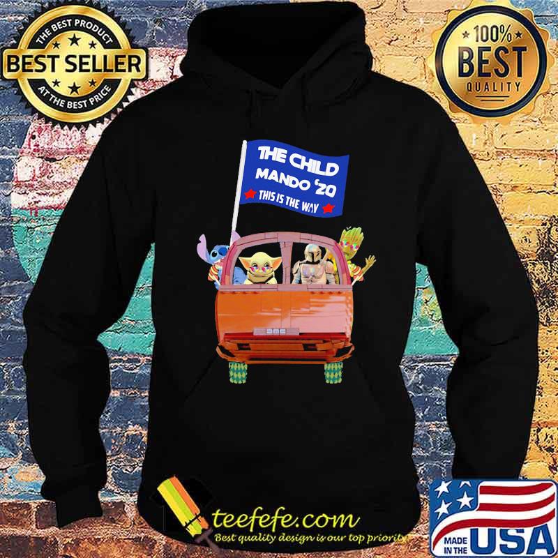 Star wars characters riding car the child mando 2020 this is the way s Hoodie Star wars characters riding car the child mando 2020 this is the way s Hoodie