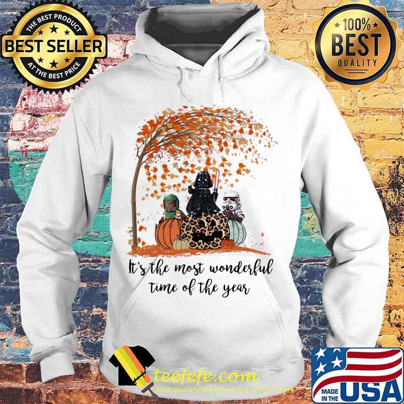 Star wars darth vader it's the most wonderful time of the year leaves tree pumpkins leopard s Hoodie Star wars darth vader it's the most wonderful time of the year leaves tree pumpkins leopard s Hoodie